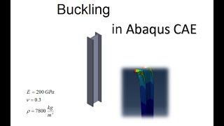 Abaqus tutorial - Buckling analysis in Abaqus CAE