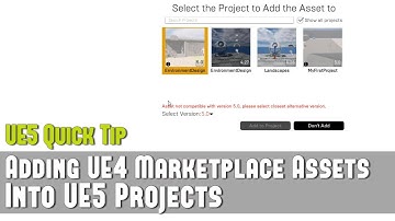 UE5 Quick Tip 22: How to Add UE4 Incompatible Vault Marketplace Assets into UE5 Projects