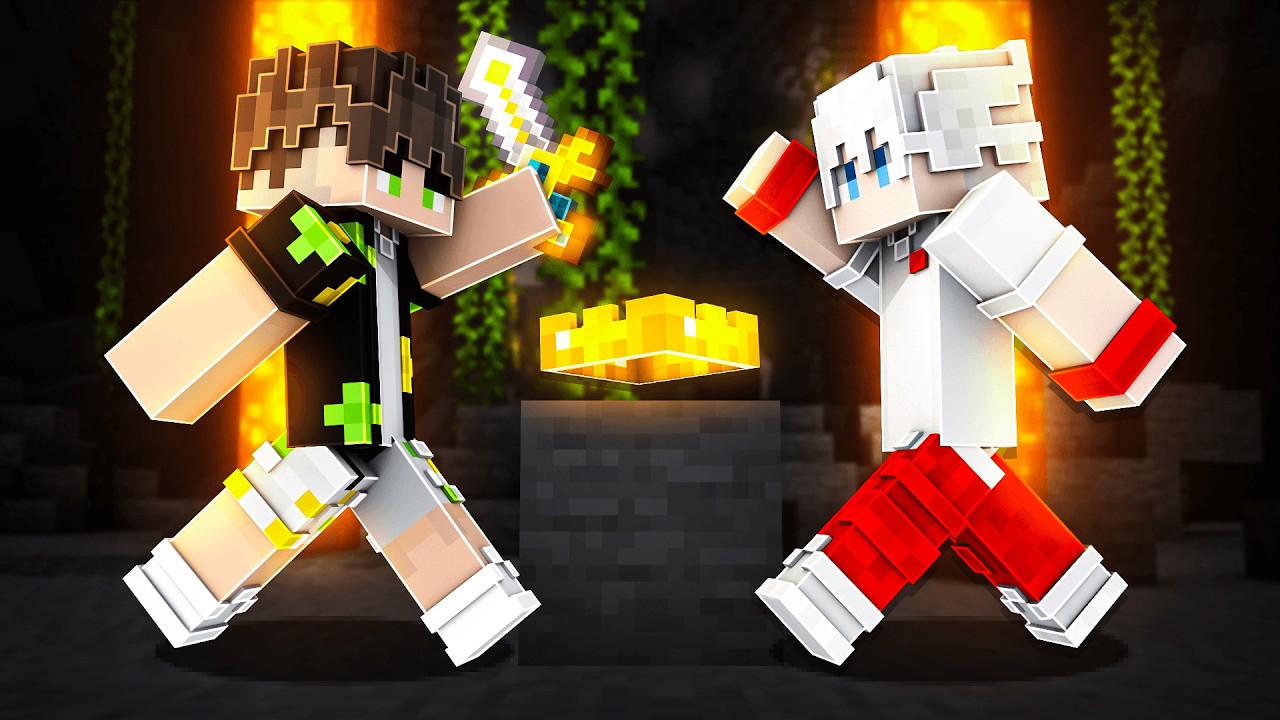 Pojedynek o KORONĘ w MINECRAFT (na anarchii)