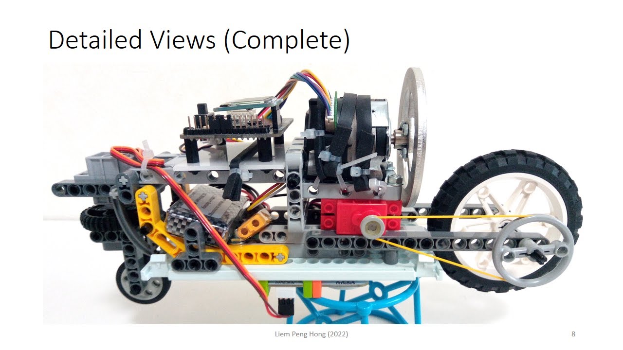 SelfBalancing Bicycle Prototype Experiments (2) (Another Failed