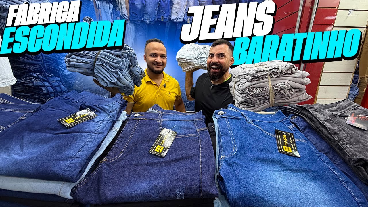 ELES ESCONDEM ISSO! A FÁBRICA DE JEANS DO BRÁS QUE DÁ DINHEIRO E GERA LUCRO