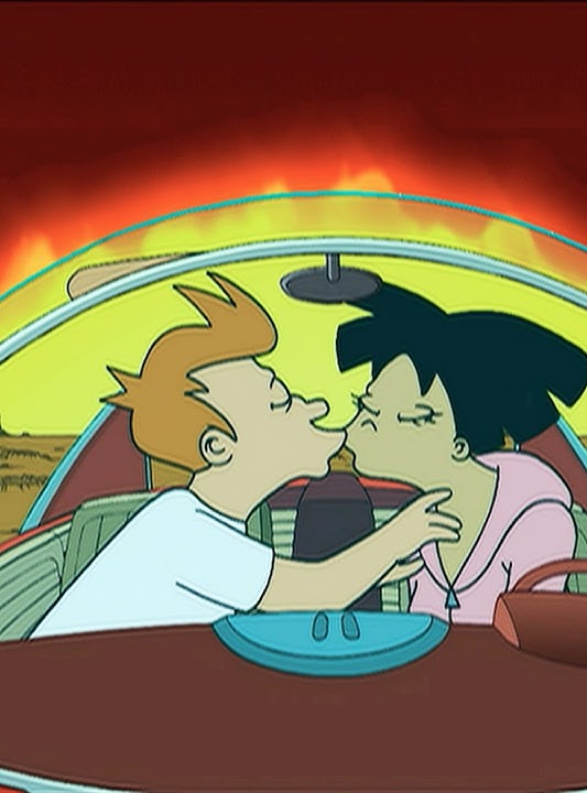 Remember when Fry dated Amy Yeah, that happened 😅 #futurama #funny #cartoon #movie