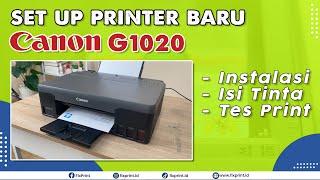 TUTORIAL SETTING / SETUP PRINTER BARU CANON PIXMA G1020 G2020 G3020 G3060