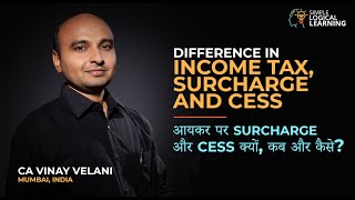Difference between Tax, Surcharge and Cess I Part III Basics I CA Vinay Velani