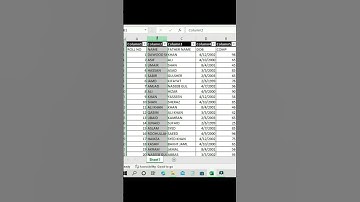 tips to hide column in excel file#excel #shortsvideo #youtubeshorts