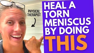 6 BEST Exercises if you have a MENISCUS TEAR | Dr Alyssa Kuhn PT