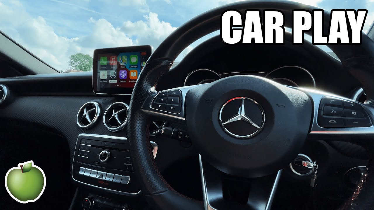 MERCEDES ACLASS APPLE CAR PLAY INSTALL! YouTube
