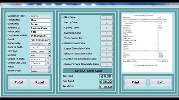 How to Create a Customer Billing System in  Java NetBeans - Part 2 of 3
