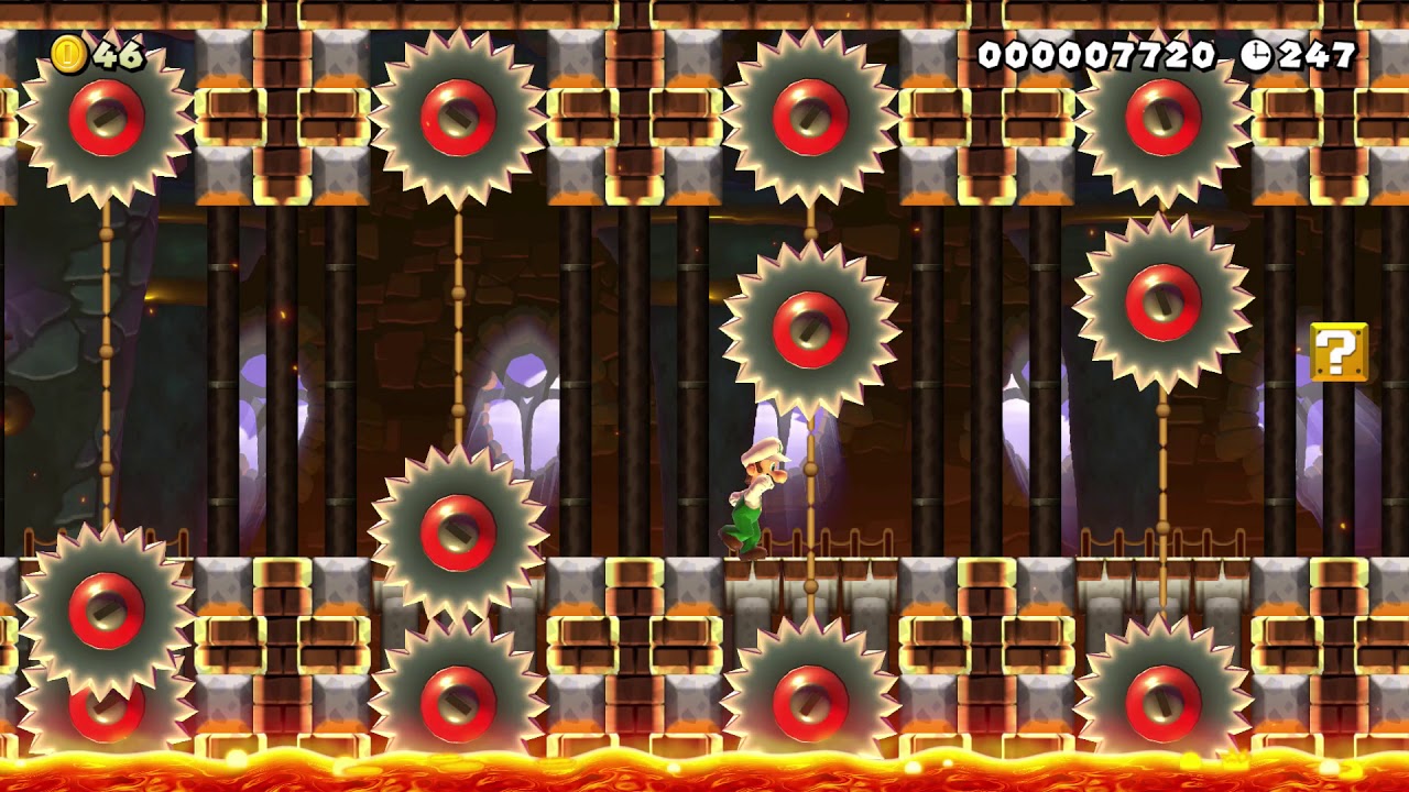 W3-C: Roy's Chainsaw Castle by NICO.™ 🍄 Super Mario Maker 2 #adq 😶 No ...