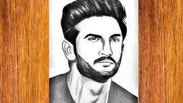 Sushant Singh Rajput Drawing Easy - Sushant Singh Rajput Drawing Step BY Step- Pencil Drawing