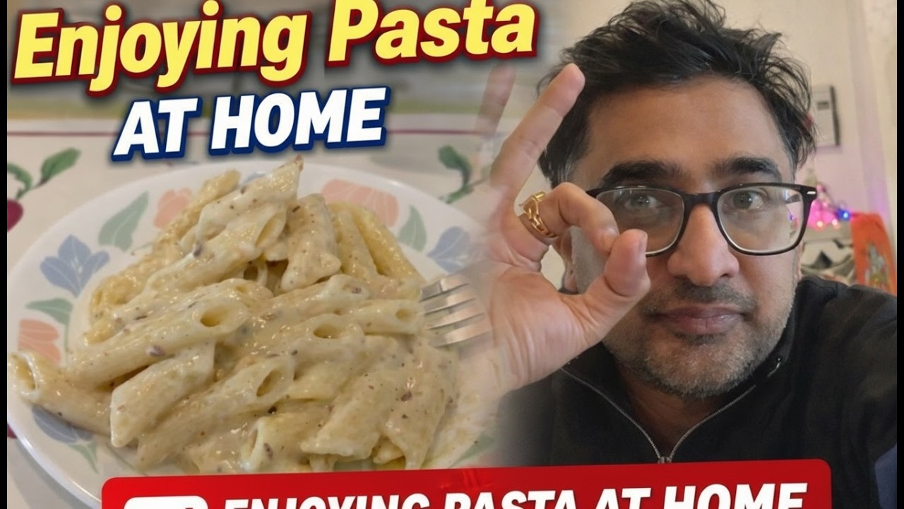 Enjoying Pasta at Home |  Daily Vlog 19 #dehradun #pasta #whitesaucepasta #food #dailyvlog
