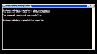 How to Synchronize the Time Server for the Domain Controller with an External Source