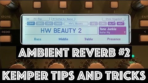 Kemper Tips and Tricks - Ambient Reverb #2