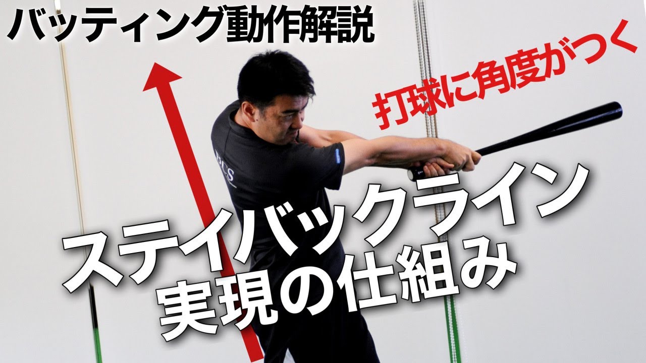 【バッティング動作解説】打球に角度をつけるステイバックライン実現の仕組み【前田健 野球動作Q&A Live】
