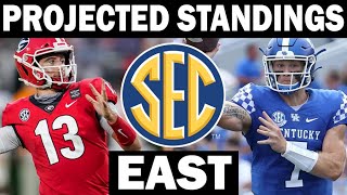 SEC East Projected Standings for 2022