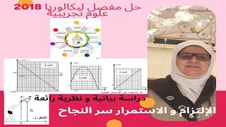 حل مفصل لبكالوريا 2018 شعبة علوم تجريبية و رياضي و تقني شرح رائع لدراسة بيانية  مختلفة لحركة قذيفة