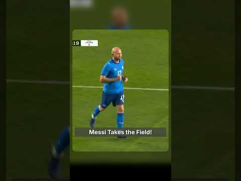 Messi Takes the Field!