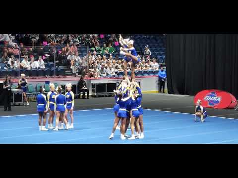 Crisp County High School Varsity Competition Cheer Team 3A division  GHSA State Competition 11/11/23