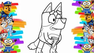 How to Draw Bluey Step by Step | Drawing Tutorial