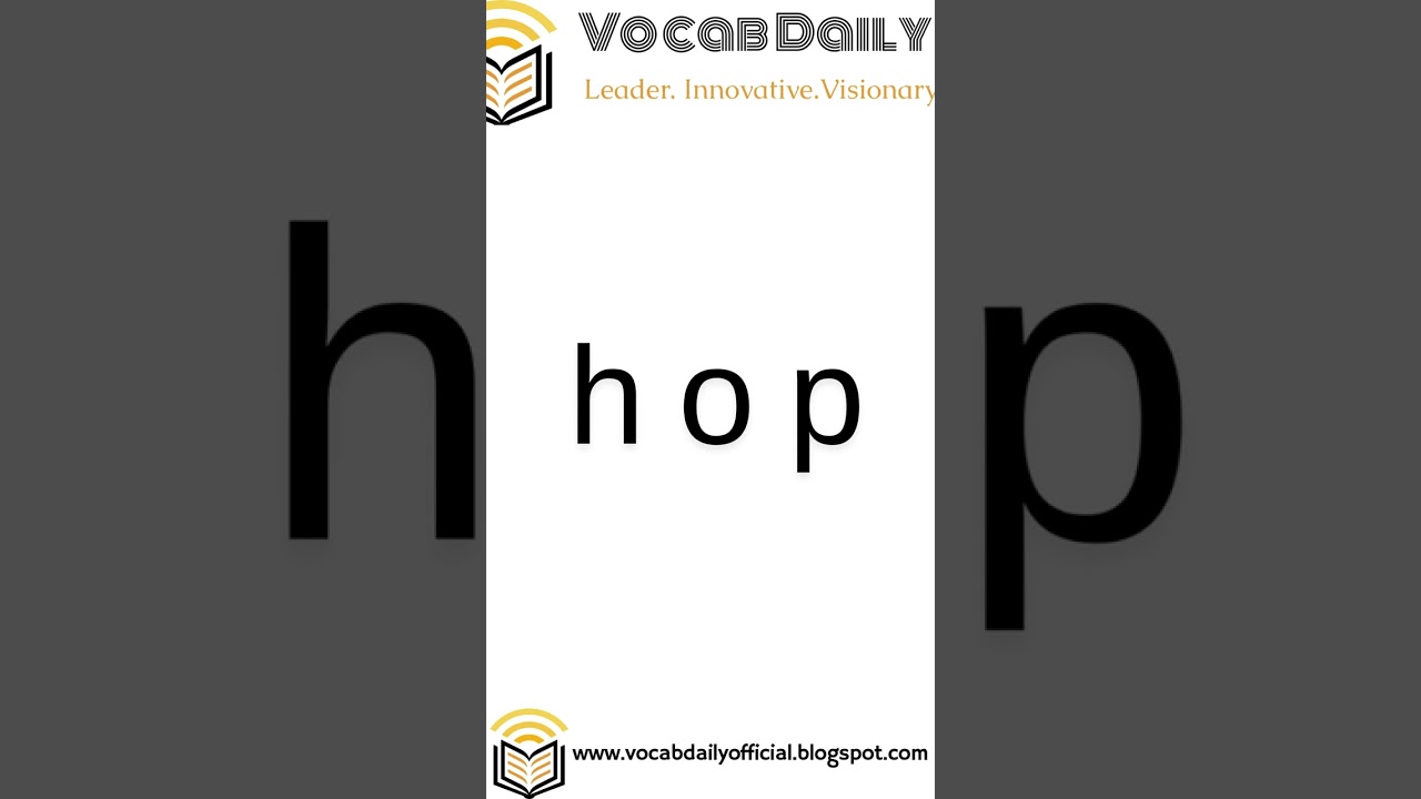 VocabDaily Learn Vocabulary Fast with Audio Flashcards! hop 
