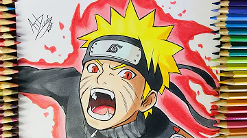 Como Desenhar o Naruto Raposa - 1 Calda