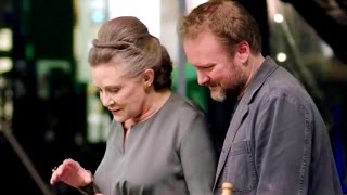 Carrie Fisher Tribute + THE LAST JEDI Behind The Scenes Footage - STAR WARS CELEBRATION (2017)