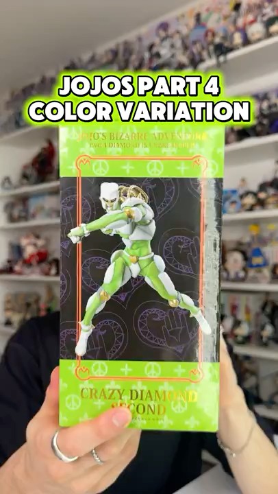 JOJOS CRAZY DIAMOND COLOR FIGURE! #jojosbizarreadventure - YouTube