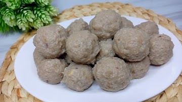 Resep Bakso Sapi Kenyal Tanpa Pengenyal Buatan