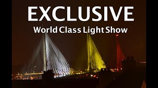 EXCLUSIVE First look at Queensferry Crossing lit up - Scotland
