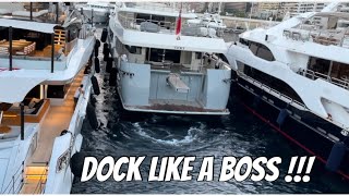 Crews of 60m. Superyacht  VICKY  Great Fast docking under 10 Minutes  ​⁠@archiesvlogmc