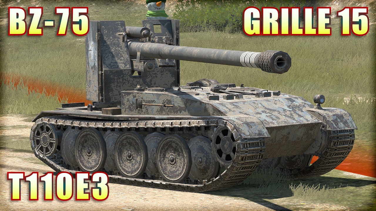 GRILLE 15 ● BZ-75 ● T110E3 | World of Tanks Blitz Replays