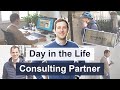 Day in the life of a partner in consulting