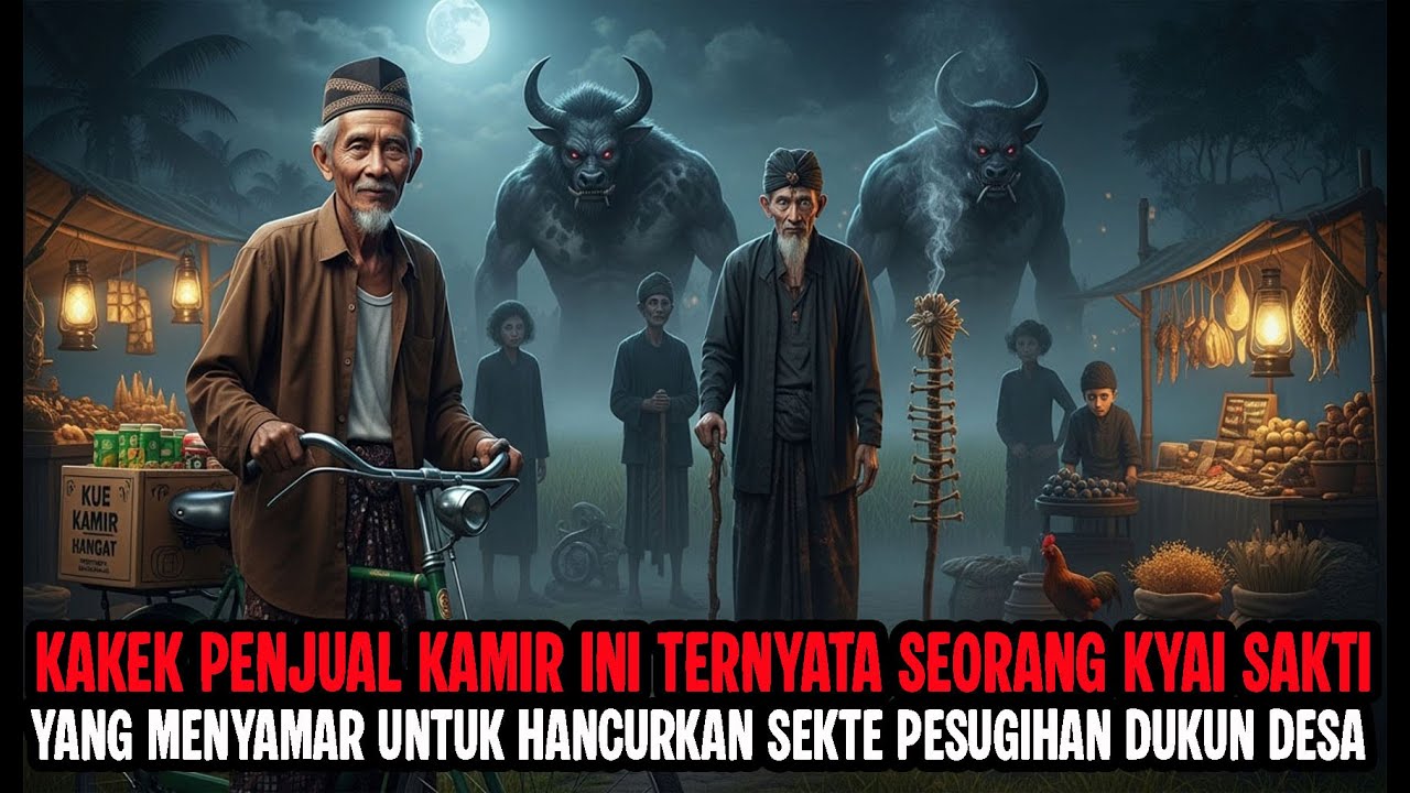 SEKTE PESUGIHAN DESA HANCUR DI TANGAN KAKEK PENJUAL KUE KAMIR INI - CERITA HOROR