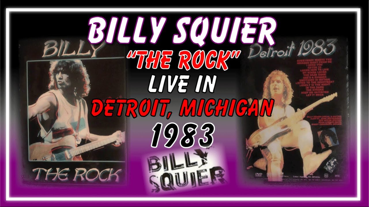 Billy Squier LIVE in Detroit 1983 