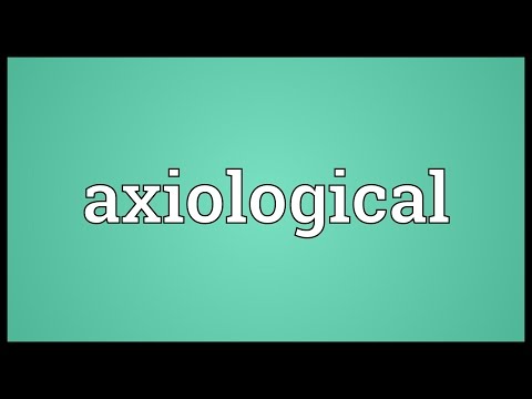 Axiological Meaning