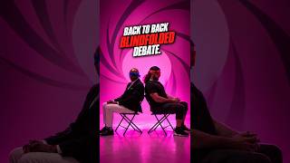 Back To Back BlindFolded Debate