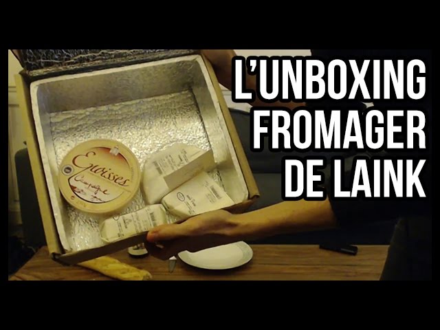 L'UNBOXING FROMAGER DE LAINK - Wankil Studio - Laink et Terracid