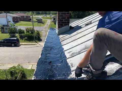 How To Restore Built In Gutters  ( On Mercury Street)