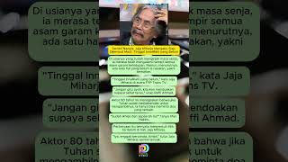 Sambil Nang!s, Jaja Miharja Mengaku Siap Dijemput Maut: Tinggal Innalillahi yang Belum #fypyoutube