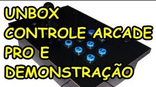 Unbox Controle Arcade Pro e Gameplay Demonstração screenshot 1