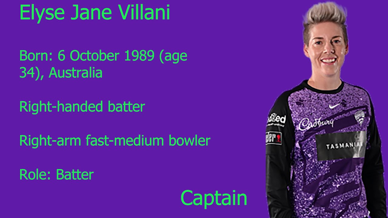 WBBL09 Teams Part 3 - Hobart Hurricanes