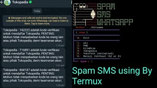 SPAM SMS using By Termux. #termux  #Smap-Sms-termux #simple screenshot 4