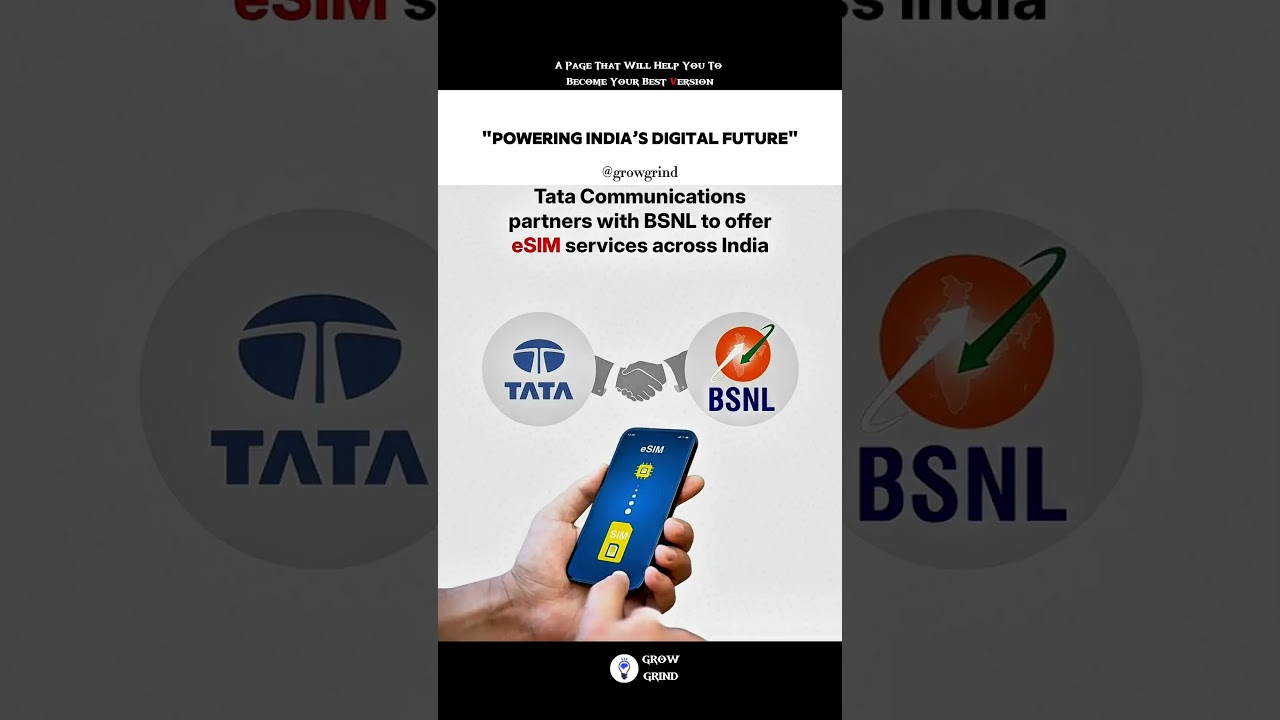 BSNL join hands to power the future with eSIM technology.