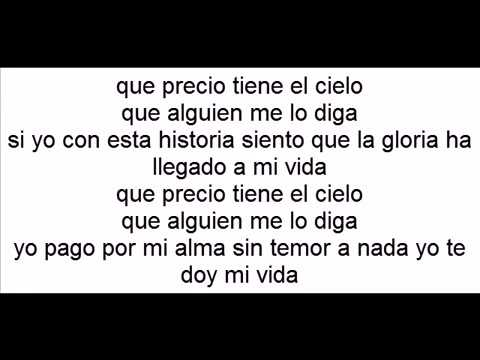 Que precio tiene el cielo marc anthony con letra Que precio tiene el cielo marc anthony con letra