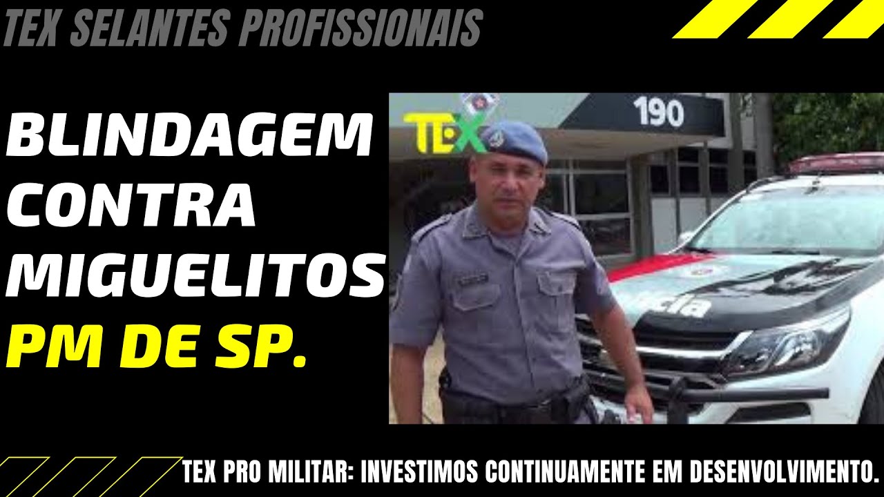 Vídeo: Blindagem de pneu da PM de São Paulo