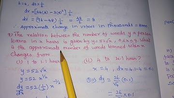 12th MATHS DIFFERENTIALS AND PARTIAL DERIVATIVES EXERCISE 8.2 8&9th SUMS