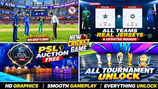 🤯New Best Cricket Game With PSL AUCTION & Amazing Features | Everything Unlocked🔓| Download Now🔥 screenshot 1