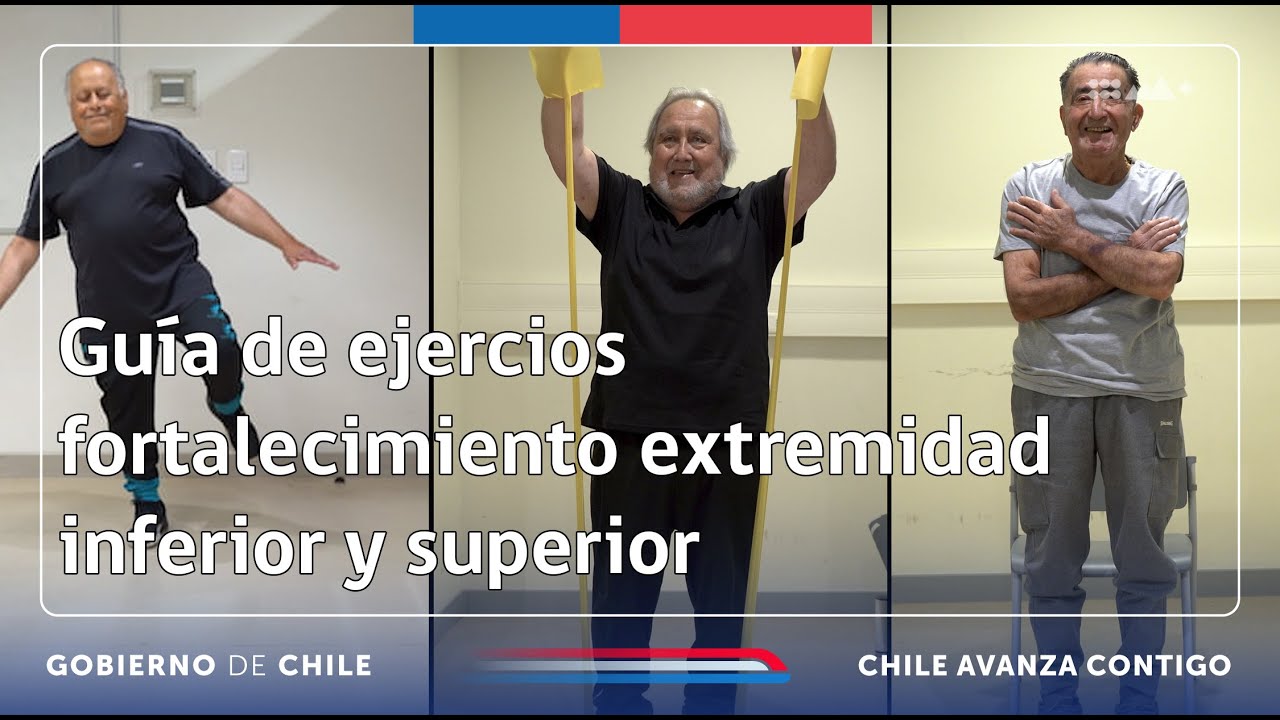 Guía de ejercicios de fortalecimiento de extremidad Inferior y superior.