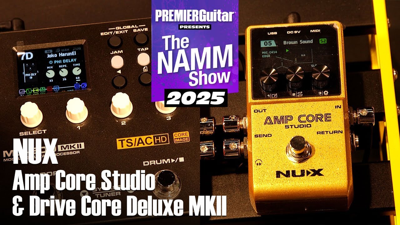 ギター NUX AMP CORE NUX Amp Core Studio Guitar Amp Modeling Pedal | Sweetwater