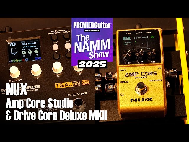 ギター NUX Amp Core Studio NUX Amp Core Studio Amp Modeling Pedal Gold | Guitar Center